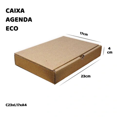 Caixa de Papelão Agenda - 23x17x4 - Embala Easy