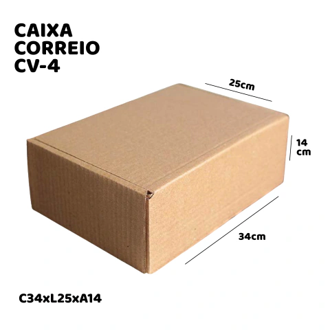 Caixa de Papelão Correio 4 - 34x27x14 - Embala Easy