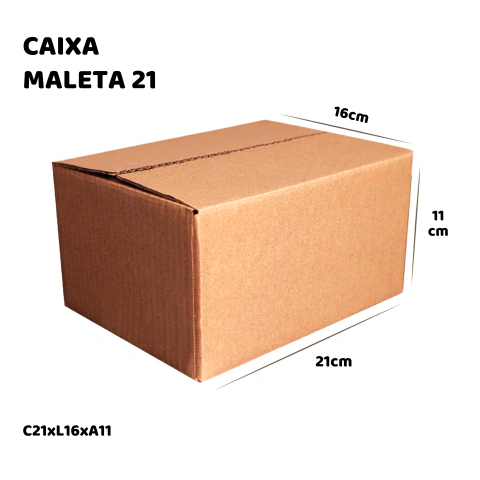 Caixa de Papelão 21 - 21x16x11 - Embala Easy