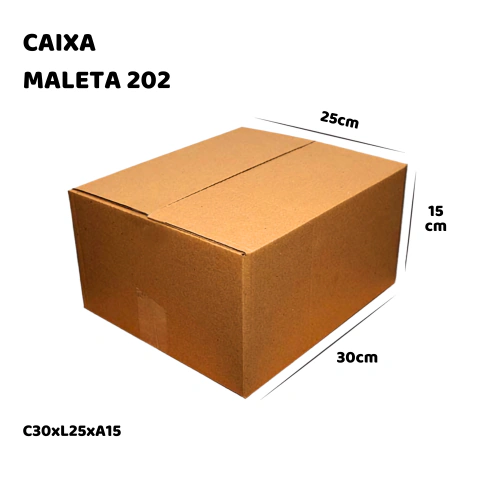 Caixa de Papelão 202 - 30x25x15 - Embala Easy