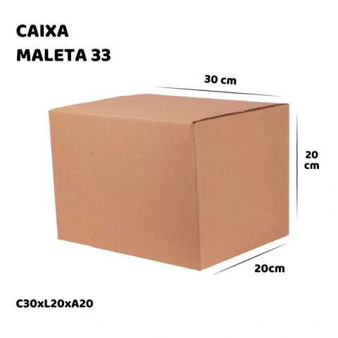 Caixa de Papelão 33 - 30x20x20 - Embala Easy