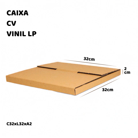 Caixa de Papelão LP - 32x32x2 - Embala Easy